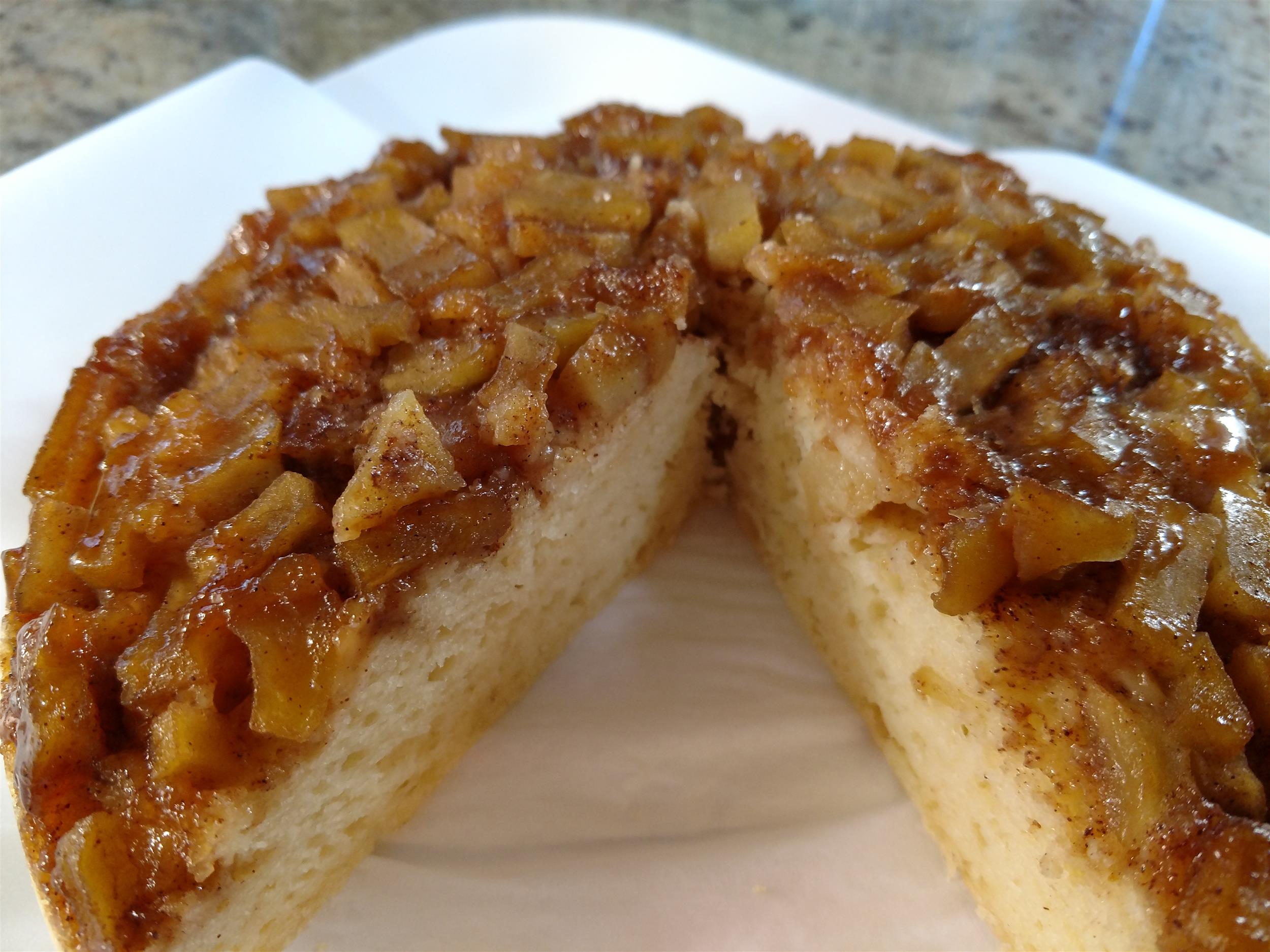 Caramel Apple Upside-Down Pancake